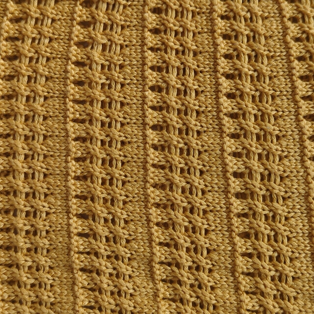 Marled Reunited Clothing Acrylic Longline Open Cardigan Sweater MEDIUM Yellow - Picture 12 of 15